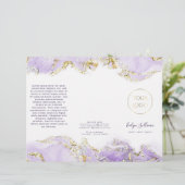 Designbroschüre für Lavendel (Stehend Vorderseite)