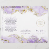 Designbroschüre für Lavendel (Vorne/Hinten)