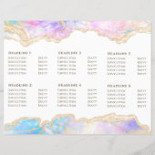 Designbroschüre Pastel Opal (Rückseite)