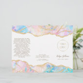 Designbroschüre Pastel Opal (Stehend Vorderseite)