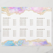 Designbroschüre Pastel Opal (Rückseite)