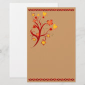 Designbühne für Herbst Briefpapier (Vorne/Hinten)