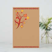 Designbühne für Herbst Briefpapier (Stehend Vorderseite)