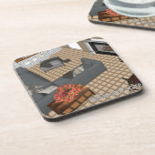 DesignCentre - Dekorkunst Getränkeuntersetzer (Linke Seite)