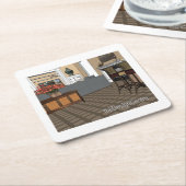 DesignCentre - Dekorkunst Rechteckiger Pappuntersetzer (angewinkelt)