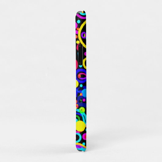 Designdesign in Neon Pattern Case-Mate iPhone Hülle (Hinten/Rechts)