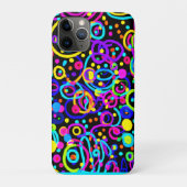 Designdesign in Neon Pattern Case-Mate iPhone Hülle (Rückseite)