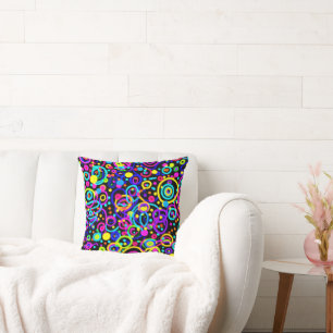 Designdesign in Neon Pattern Kissen