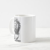 DESIGNE LÖWE KAFFEETASSE (Vorderseite Links)