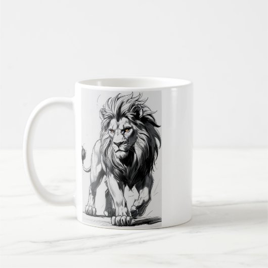 DESIGNE LÖWE KAFFEETASSE (Links)