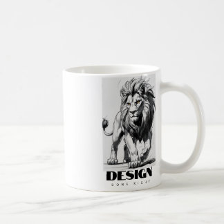 DESIGNE LÖWE KAFFEETASSE