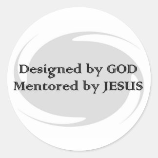 Designed2 Runder Aufkleber