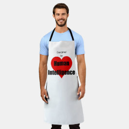 Designed by Human Intelligence Schürze