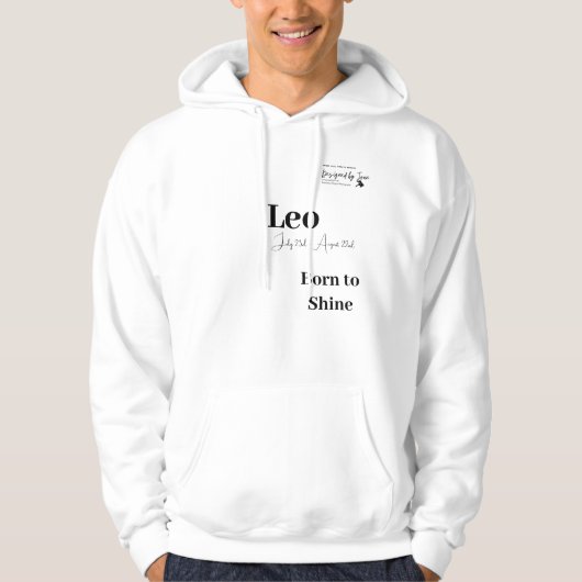 Designed by Joan Leo Zodiac Hoodie (Vorderseite)