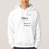 Designed by Joan Libra Zodiac Hoodie (Vorderseite)