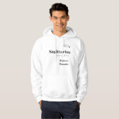 Designed by Joan Sagittarius Zodiac Hoodie (Vorne ganz)