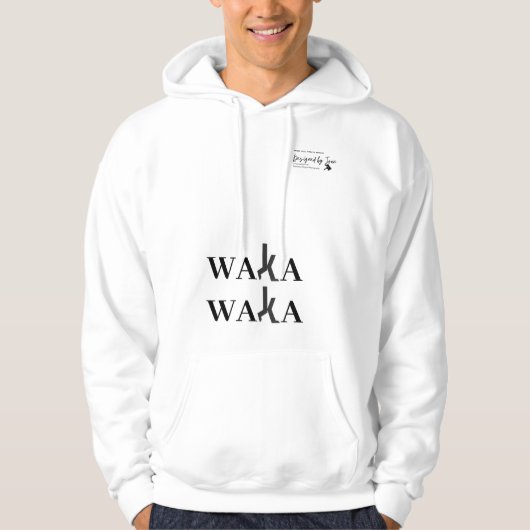Designed by Joan WakaWaka Hoodie (Vorderseite)