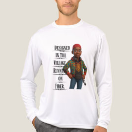 Designed In The Village,Pixarstyle 3D Tri-Blend Shirt