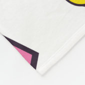 Designelemente für 90er-Pop-Memphis Fleecedecke (Ecke)