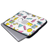 Designelemente für 90er-Pop-Memphis  Laptopschutzhülle (Vorne Knopf)