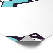 Designelemente für 90er-Pop-Memphis Poster (Ecke)