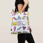 Designelemente für 90er-Pop-Memphis  Tasche (Von Nahem)