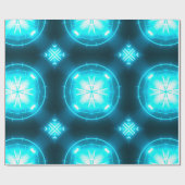 Designer abstrakter Hintergrund mit leuchtendem In Geschenkpapier (Flach)