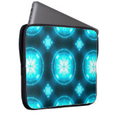 Designer abstrakter Hintergrund mit leuchtendem In Laptopschutzhülle (Vorne Rechts)