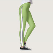 Designer Accented Avocado Green Leggings (Rechts)