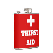 Designer-angesagte Flasche 7 Unze - Nutcase - Flachmann (Rechts)