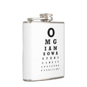 Designer-angesagte Flasche 7 Unze - Nutcase - OMG Flachmann (Rechts)