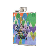 Designer-angesagte Flasche 7 UnzeNutcase - Flachmann (Links)