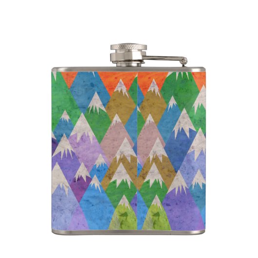 Designer-angesagte Flasche 7 UnzeNutcase - Flachmann (Rückseite)