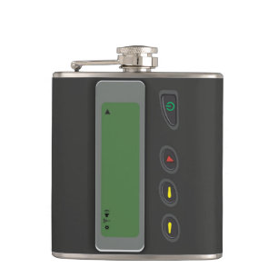 Designer-angesagte Flasche 7 UnzeNutcase - Pager Flachmann