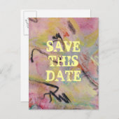 DESIGNER ANKÜNDIGUNGSPOSTKARTE (Vorne/Hinten)