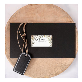 Designer Aquarell-Blume Rücksendeadressen-Aufklebe Adressaufkleber