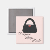 Designer Bags Rock Magnet (Vorderseite/Rückseite)