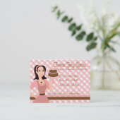 Designer Bakedgoods-Cake Visitenkarte (Stehend Vorderseite)