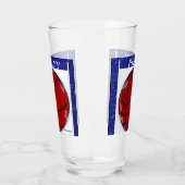 DESIGNER BASKETBALL GLASS CUP GLAS (Links)