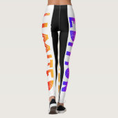 Designer | BEGRENZTE AUSGABE | Farbenfroher Sports Leggings (Rückseite)
