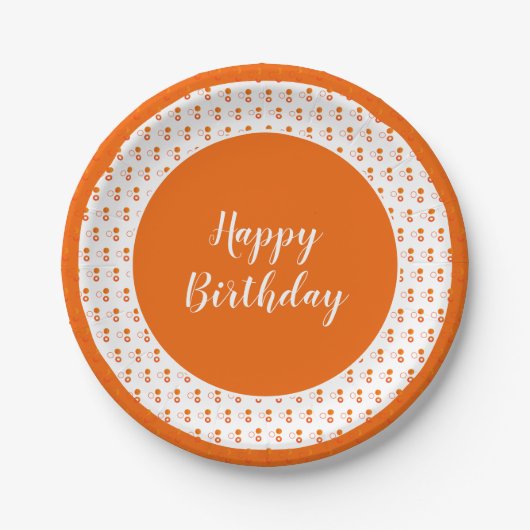 Designer Birthday Pappteller (Vorderseite)