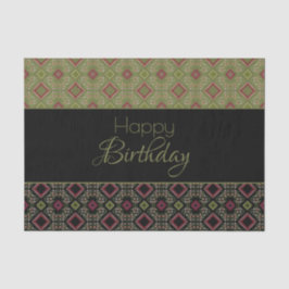 Designer Birthday Tissue Seidenpapier
