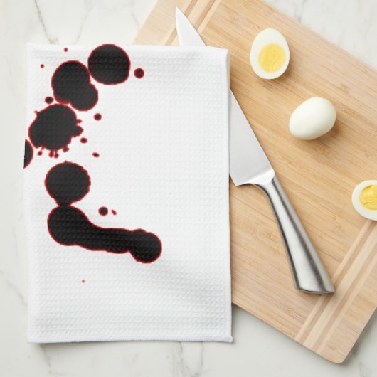 Designer Blood Spritzer Handtuch (Viertel Falte)