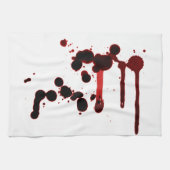 Designer Blood Spritzer Handtuch (Horizontal)
