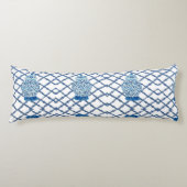 Designer Blue White Ginger Jar Jars  Seitenschläferkissen (Vorderseite)