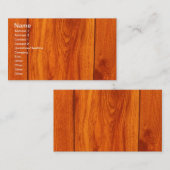 Designer-Bodenbelag-hölzerne Fliesen-Visitenkarten Visitenkarte (Vorne/Hinten)