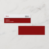 Designer Business Card Mini Visitenkarte (Vorne/Hinten)