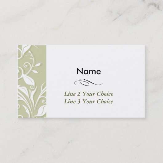 Designer Business Card Visitenkarte (Vorderseite)