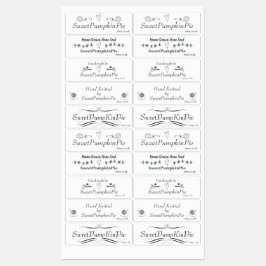 Designer-Business-Sticker / Labels Etiketten