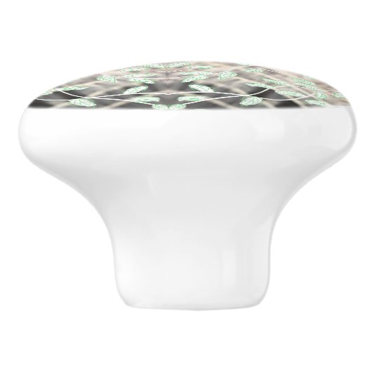 Designer Cabinet Pull Keramikknauf (Seitenansicht)